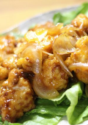 苦手野菜チャレンジ！肉団子の甘酢あんかけ-レシピのメイン写真