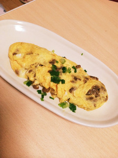 納豆チーズオムレツ-レシピのメイン写真