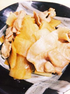 大根と豚肉のごま油炒め-レシピのメイン写真