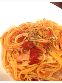 お鍋ひとつで時短トマトソースパスタ☆-レシピのメイン写真