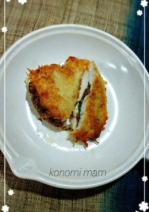 梅肉鶏ササミのパン粉オリーブオイル焼き-レシピのメイン写真