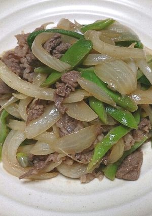 牛肉と玉ねぎの味噌炒め-レシピのメイン写真