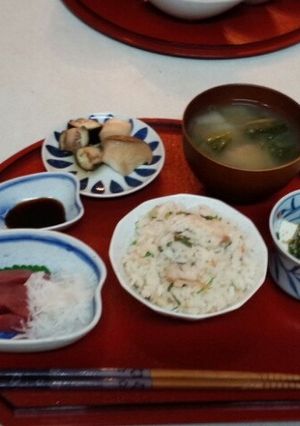 血管プラークダイエット食25（鯛めし）-レシピのメイン写真