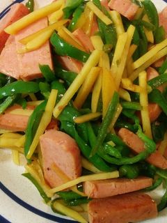スパムじゃがピーマン炒め-レシピのメイン写真