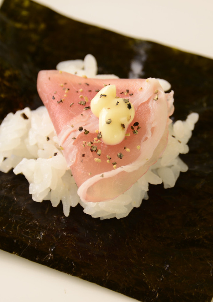 生ハム＆黒こしょうの手まきごはん-レシピのメイン写真
