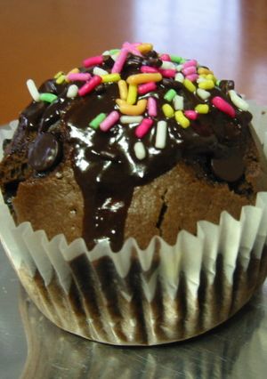 チョコ大好き！リッチチョコマフィン-レシピのメイン写真