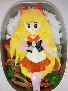 セーラービーナスのキャラ弁-レシピのメイン写真