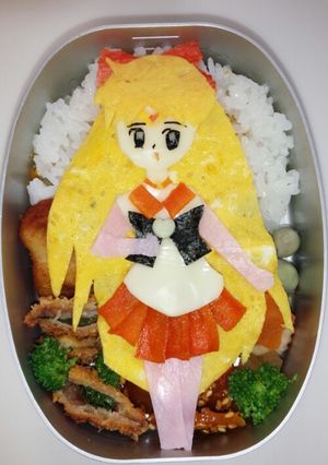 セーラービーナスのキャラ弁-レシピのメイン写真