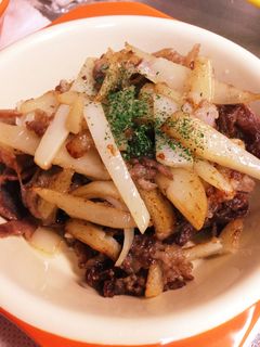 簡単!牛肉とジャガイモ炒め-レシピのメイン写真
