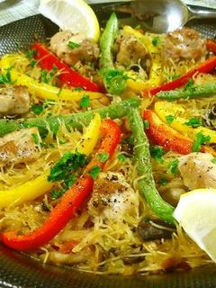 野菜ときのこ・チキンのパスタパエリア-レシピのメイン写真