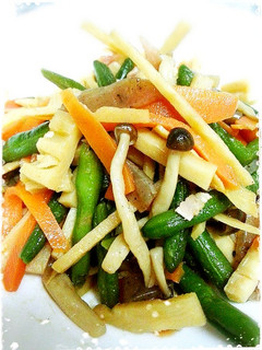 筍と残り野菜の甘辛炒め☆-レシピのメイン写真