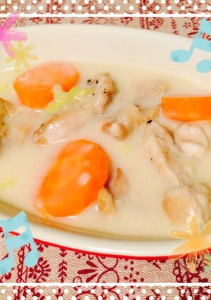 簡単☆鶏と白菜のクリームシチュー-レシピのメイン写真