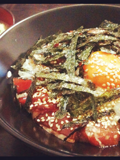 お月見鉄火丼♡-レシピのメイン写真