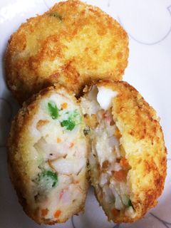 ふわふわ海老のはんぺんフライ-レシピのメイン写真