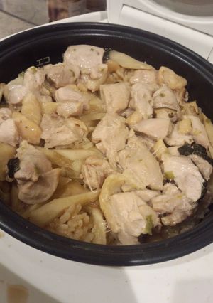 ふっくらジューシー鶏ゴボウ飯-レシピのメイン写真
