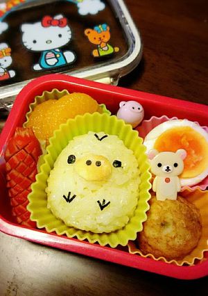 キャラ弁★リラックマ★キイロイトリ-レシピのメイン写真
