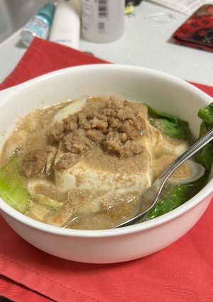 白ごま担々湯豆腐-レシピのメイン写真