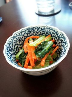 小松菜とにんじんのゴマ味噌あえ-レシピのメイン写真