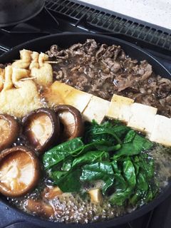 フライパンで☆すき焼き☆-レシピのメイン写真