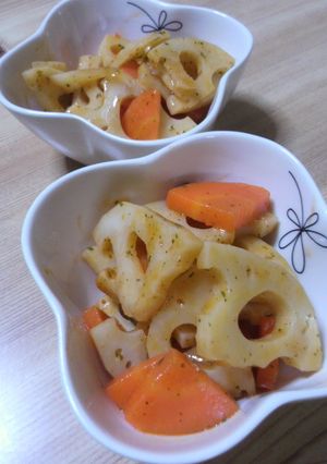 人参蓮根のイタリアン和え-レシピのメイン写真