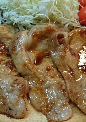 絶品♪ご飯が進む★ガーリックポークソテー-レシピのメイン写真