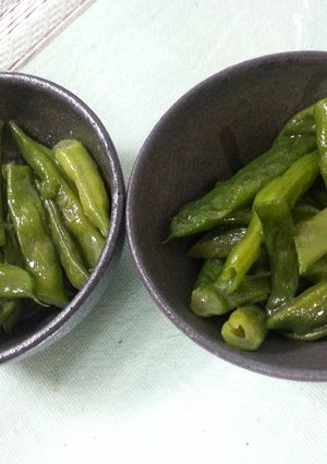 簡単☆いんげんの中華風塩炒め-レシピのメイン写真