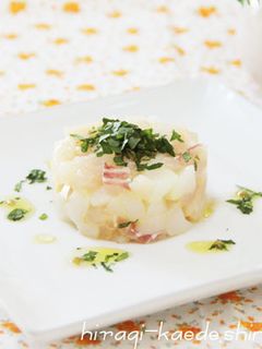 刺身と白だしで簡単!魚介の和風タルタル-レシピのメイン写真