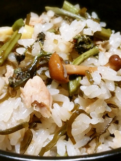 ◆超簡単!ツナと山菜のおこわ♪◆-レシピのメイン写真
