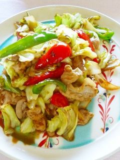 ご飯おかわり~がっつくガリバタ野菜炒め!-レシピのメイン写真