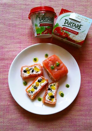 クリームチーズのテリーヌ風-レシピのメイン写真