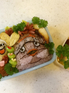 妖怪ウォッチ☆ドンヨリーヌのキャラ弁❤️-レシピのメイン写真