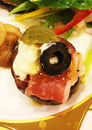 簡単イタリアンれんこんカナッペ-レシピのメイン写真