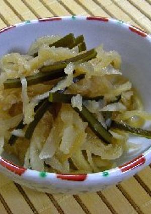 だしをとった後の昆布で・・・切干大根煮-レシピのメイン写真