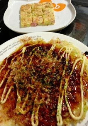 掴み食べにも♡簡単ふわもちお好み焼き-レシピのメイン写真