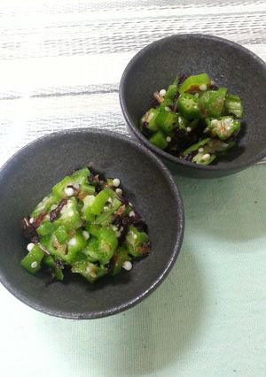 お手軽追加の1品に☆オクラのゆかり和え-レシピのメイン写真
