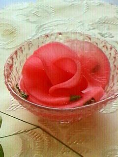 薔薇のような大根のおつけもの!-レシピのメイン写真