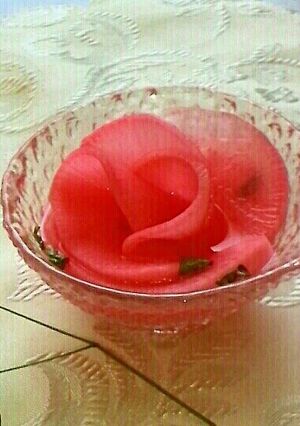 薔薇のような大根のおつけもの!-レシピのメイン写真