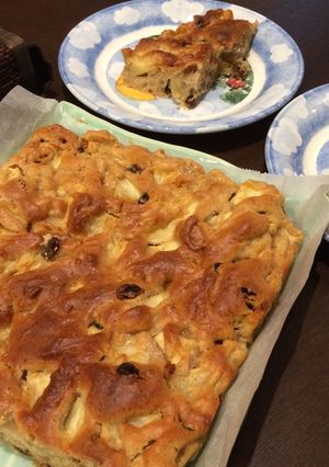 簡単☆ざくざく林檎とくるみのケーキ-レシピのメイン写真