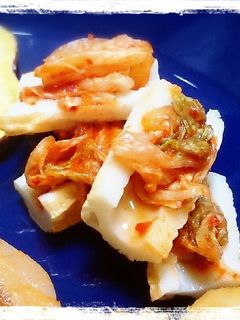 とりあえずのおつまみに♪キムチちくわ-レシピのメイン写真