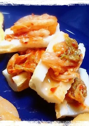とりあえずのおつまみに♪キムチちくわ-レシピのメイン写真