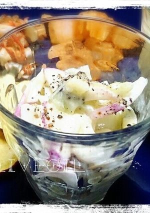 酸味が美味しい☆蕪とキウイのサラダ-レシピのメイン写真