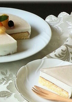 ヨーグルトムースケーキ！-レシピのメイン写真