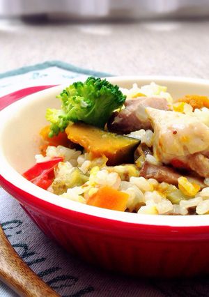 30分で！フライパンで作る和風パエリア-レシピのメイン写真