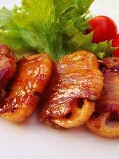 れんこんの肉巻き-レシピのメイン写真