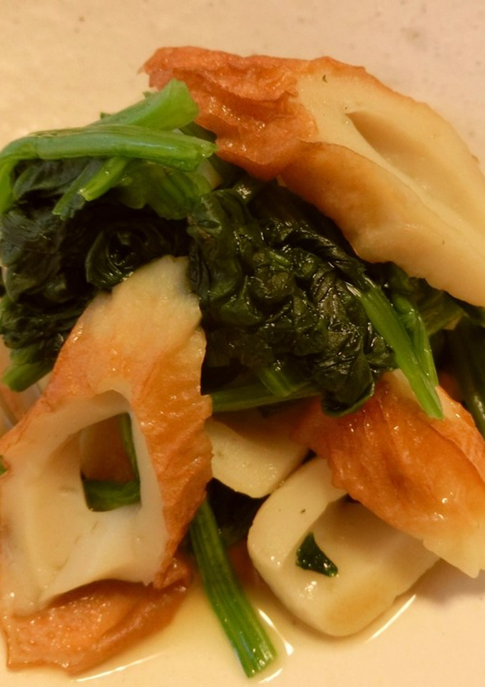 ちくわとほうれん草の簡単さっと煮～-レシピのメイン写真