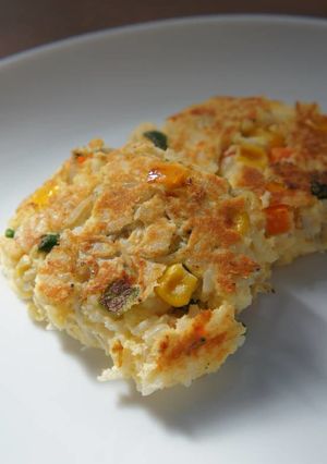 食物繊維いっぱい、おから入りご飯のおやき-レシピのメイン写真