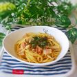 きのことベーコンの♡和風バター醤油パスタ