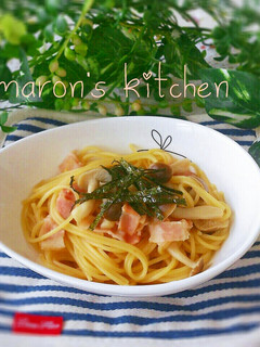 きのことベーコンの♡和風バター醤油パスタ-レシピのメイン写真