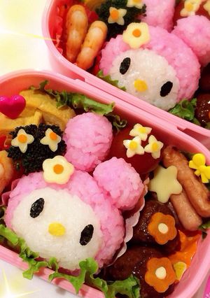 簡単！！マイメロ♡キャラ弁-レシピのメイン写真