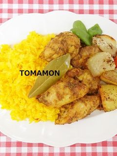 簡単★タンドリーチキン&サフランライス-レシピのメイン写真